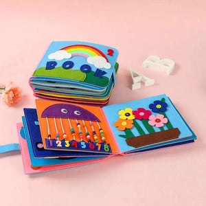 Montessori Cloth Book Baby Cloth 3D Toddlers Story Gizzmopro