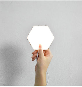 LED Hexagonal Wall Lamp Gizzmopro