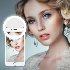 Ring Selfie Lamp with Universal Clip freeshipping - Gizzmopro