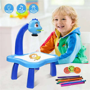 Children Led Projector Art Drawing Table Gizzmopro