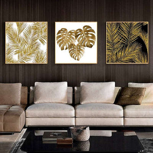 Luxury Abstract Gold Posters Gizzmopro